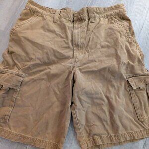 Tony Hawk Cargo Shorts Adult Size 38 Light Khaki Decorative Pocket Skating